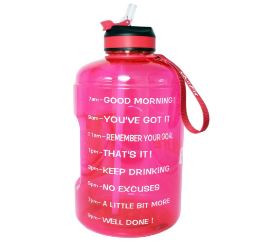 1 2 gallon motivational water bottle