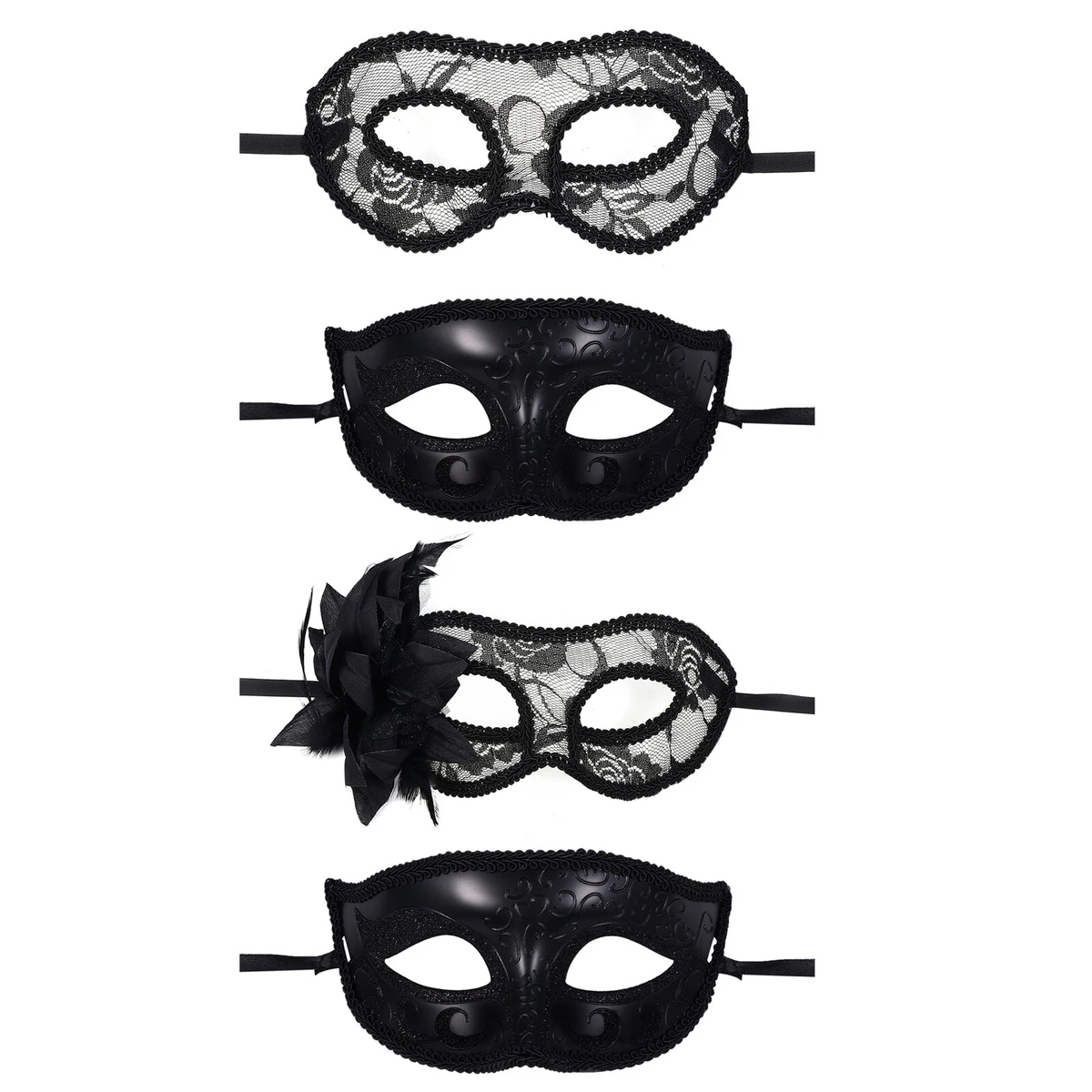 Oog van Horus Egypte, oogmasker, zwart met goud - De verkleedzolder, voor al uw feestartikelen