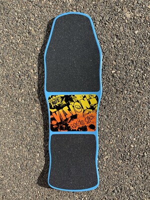 Die Cut Skateboard Grip Tape style for Vision Psycho Stick laser cut by Rough GT