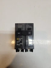 Square D Homeline 2-Pole 40A Circuit Breaker HOM240-New
