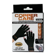 Copper Infused Compression Gloves Helps Soothe Aches And Muscle Pains