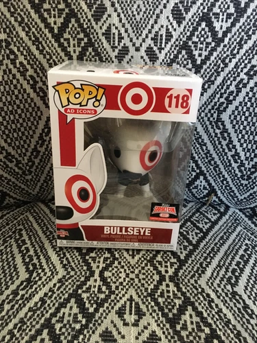 Funko Pop! Ad Icons: Bullseye #118 (Target Con ) In Hand