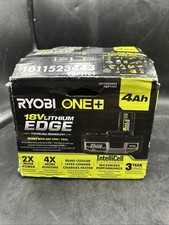Ryobi ONE 18V 4.0 Ah Lithium-CHARGER AND Battery - PBP1104 READ Open Box