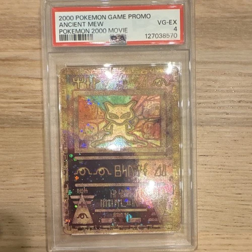 Pokémon Ancient Mew Promo Holo 2000 Movie PSA 4 pokemon game promo
