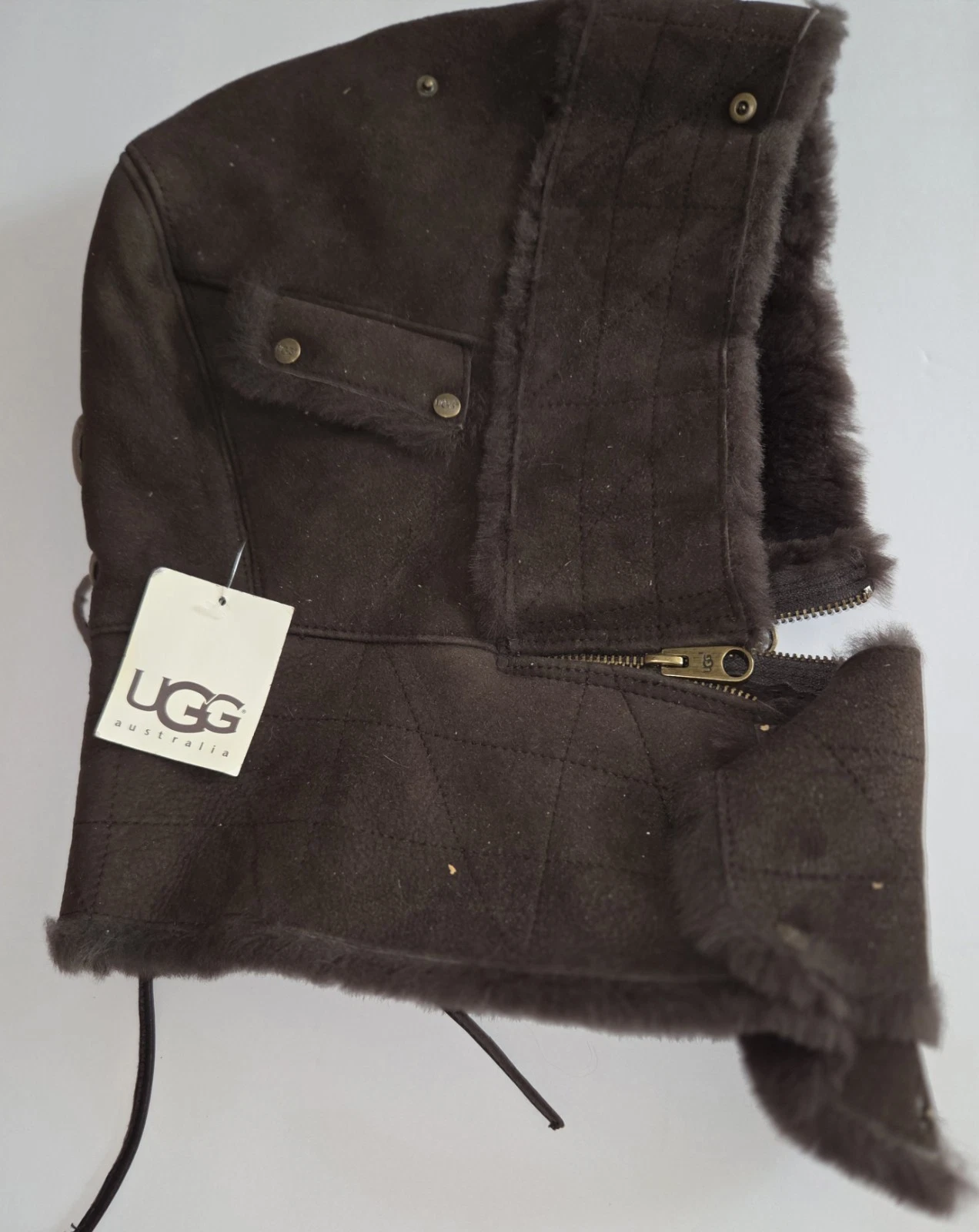UGG Australia Trapper Shearling Hat Stout, O/S
