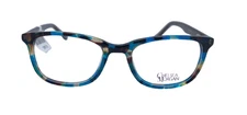 Kid's Chelsea Morgan CMM 8002 Multi Brown Eyeglasses Frames