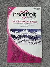 Heartfelt Creations Delicate Border Basics Craft Dies 6pc HCD1-7118 Set Borders