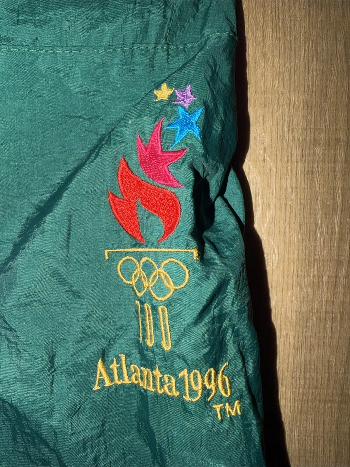 calça corta-vento vintage Starter 1996 Jogos Olímpicos de Atlanta., Grande - Imagem 2 de 4