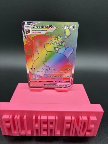 Greedent VMAX (Secret) 272/264 Swsh08: Fusion Strike Holo - NM
