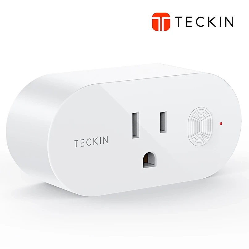 TECKIN Smart Plug WiFi Outlet 16A with Energy Monitoring works Alexa and  Google