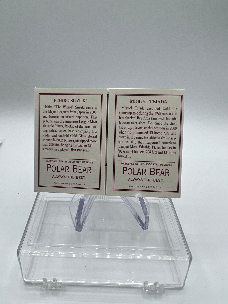 wicagrocery Dead stock asayu 美品 2003 Topps 205 Polar Bear Card# TF35 Ichiro Suzuki/Miguel Tejada