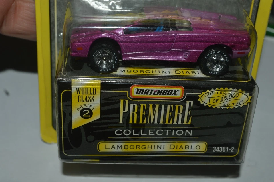 Matchbox Lamborghini Diablo 1995 Premiere Collection edición limitada micrófono sellado 1:59 Foto 4 de 4