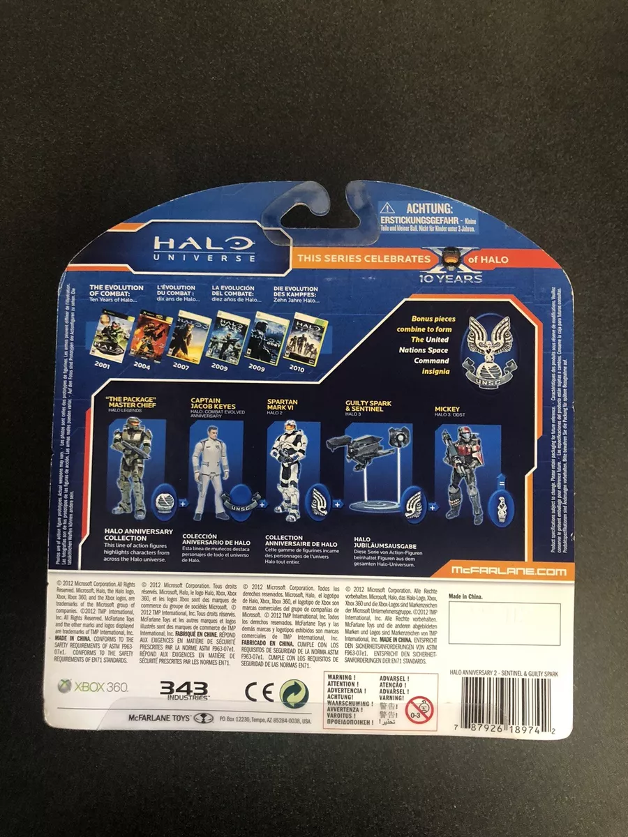 Halo Anniversary Series 2 Sentinel and Guilty Spark Figures