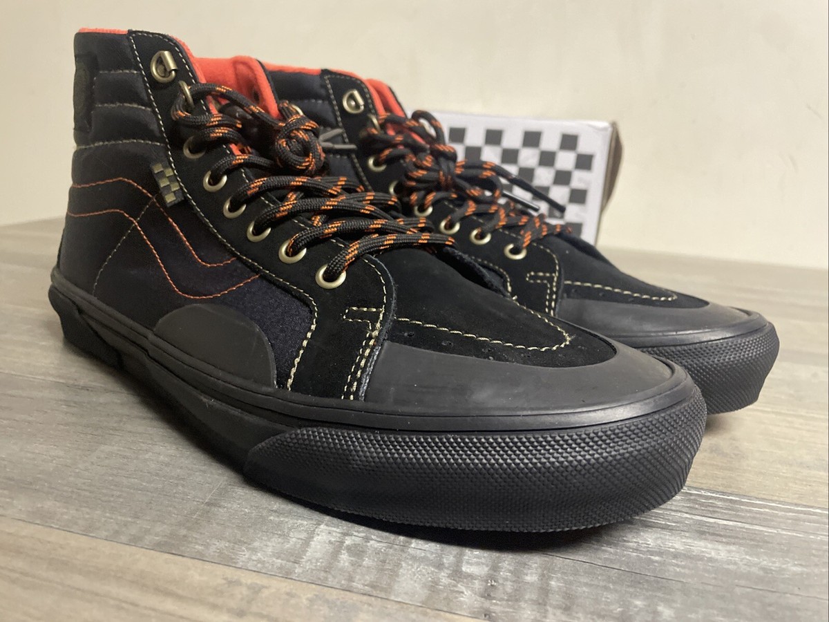 Vans X Spitfire Wheels Skate Sk8-Hi Reissue Shoe Black/Flame