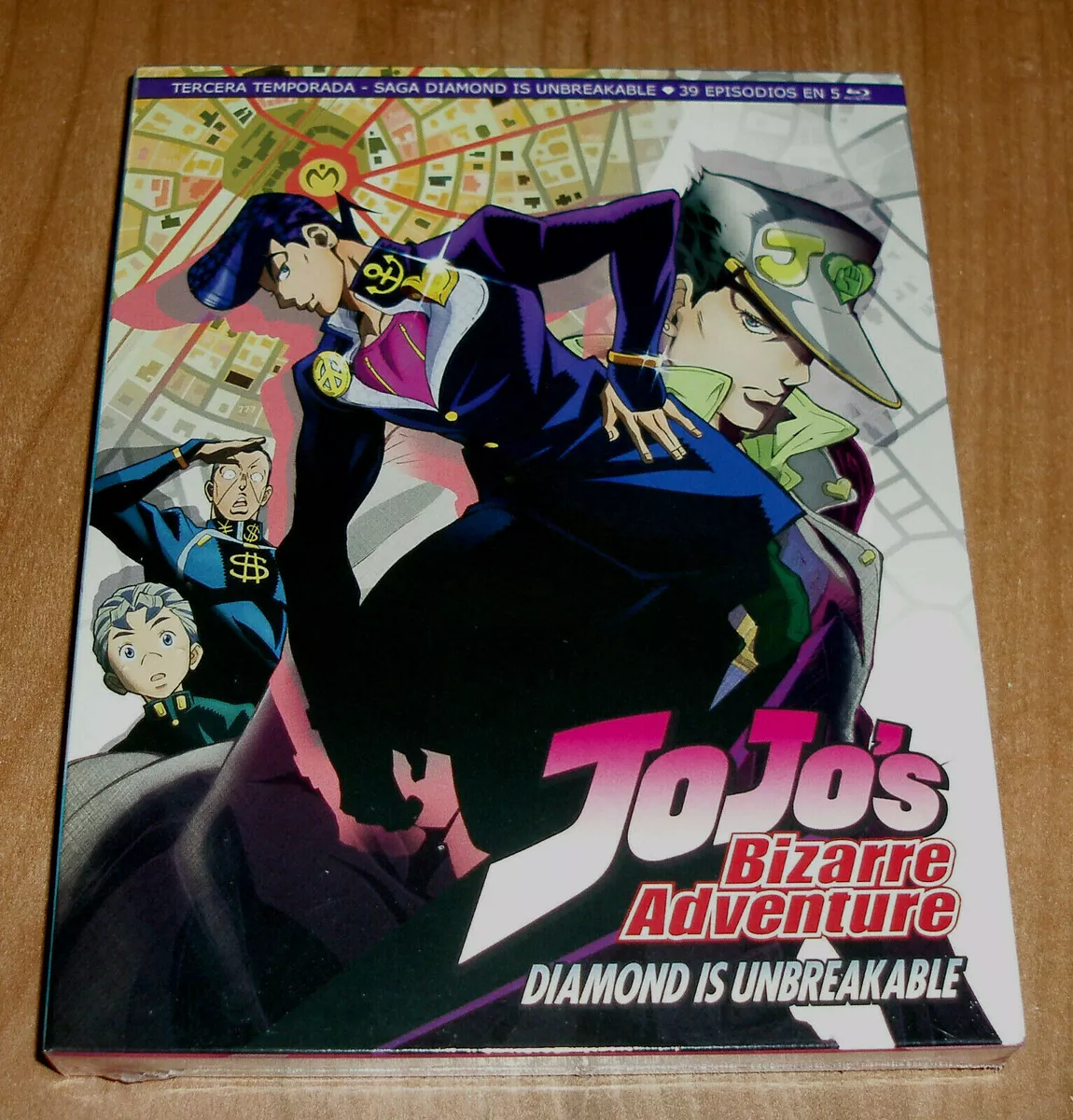 Jojo `S Bizarre Adventure 3ª Season 5 Blu-Ray New Sealed (Sleeveless Open)  R2