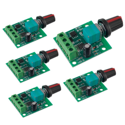 5Pcs 1.8v 3v 5v 6v 12v 2A PWM Motor Speed Controller Low Voltage DC LED Dimmer