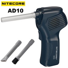 NITECORE AD10 Electric Air Duster Blower Camera Lens Cleaning Kit with 3 Nozzles