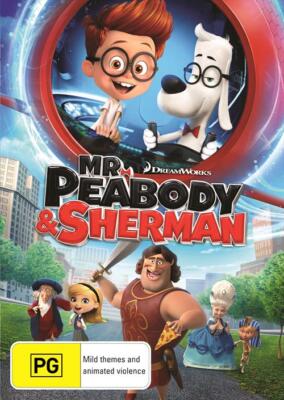 Mr Peabody & Sherman (DVD, 2014) VGC Pre-owned (D112)