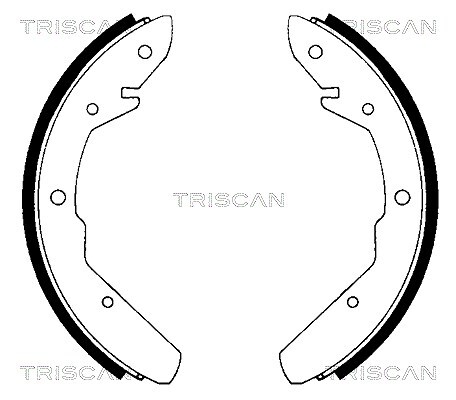 Kit Ganasce Freno Posteriori AERZETIX - Compatibile Con OE 7550739, 7550763, Per Auto