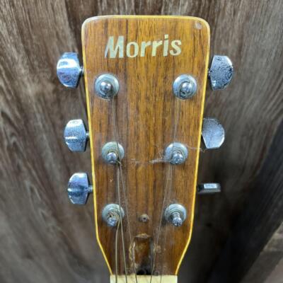 Acoustic Guitar Morris W-28 1975 Natural Made in Japan with