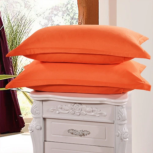 Cotton Solid Color Standard Queen Size Bedding Pillow Covers Cases Pillowcases - Picture 7 of 19