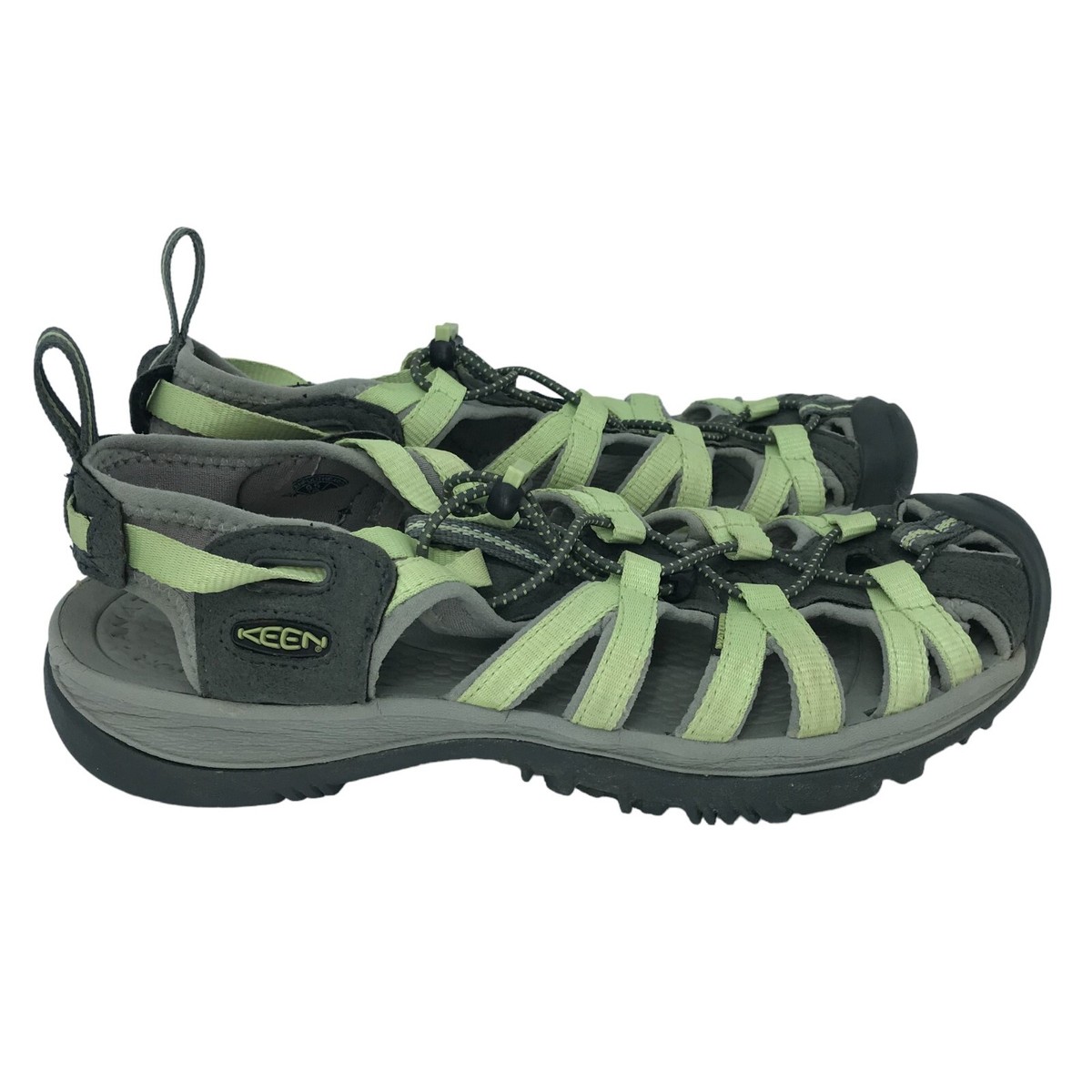 KEEN Whisper Sport Sandal Womens Green Waterproof Anatomic Footbed - Main Image