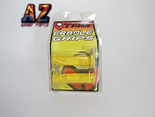 Tag ATV Handlebar Grips Yellow Yamaha Banshee Blaster Warrior Wolverine Bruin