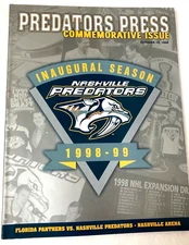 Nashville Predators Press, Inaugural Game, October 10, 1998, Commemorative Issue