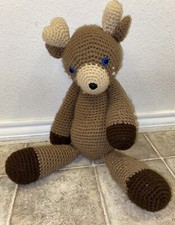Cute Crochet Deer - Deer Stuffed Toy Amigurumi - Fawn Soft Toy - Handmade