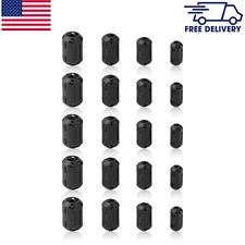 20 Pack Ferrite Chokes Bead Ring Core RFI EMI Noise Suppressor Filter Cable Clip