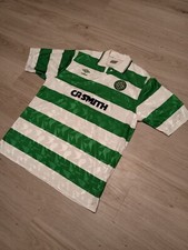 Celtic Glasgow 1989/1990/1991 ORIGINAL Umbro Vintage Rare Soccer Jersey XL