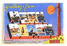 Greetings from York Beach Maine FRIDGE MAGNET travel souvenir "style B"