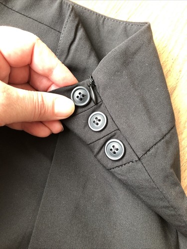Cider BLACK TROUSERS SIZE 1XL 3 BUTTONS & ZIPPER ON THE SIDE NEW WITH TAGS ON - Picture 9 of 20
