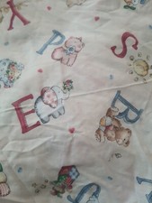 Gerber VTG Always Baby Teddy Bear Giraffe Baby Crib fitted sheet Alphabet letter