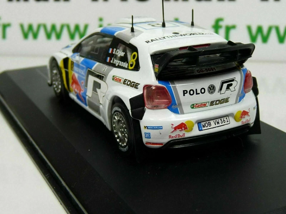 RD17 1/43 IXO Direkt Rallye VOLKSWAGEN POLO R WRC Finlande 2013 S.OGIER - Photo 2/4
