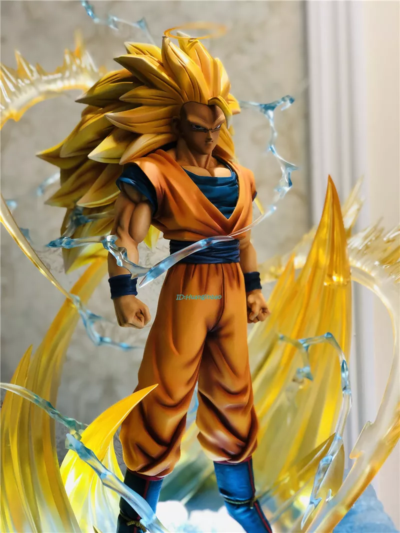 Goku Super Saiyan 3 Figure with Comic-style Colors – Lyk Repaint