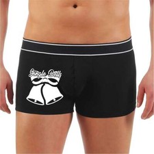 Boxer uomo uomo Natale Jingle Bells frasi divertenti frase nikolaus