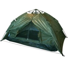 AUTOMATIC 2 PERSON TENT MOSSI NET DOOR BIVI ARMY MTP BTP CAMO CADET CAMPING