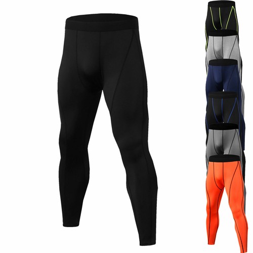 Men Compression Pants Long Gym Sports 