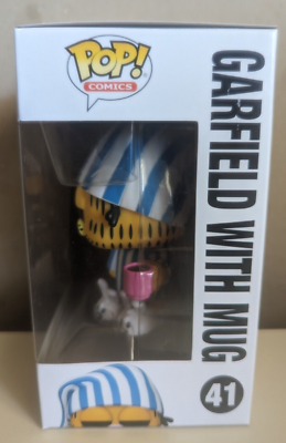 Funko Pop! Comics: Garfield Con Tazza - Figura In Vinile 9,5 Cm Da Collezione - 5
