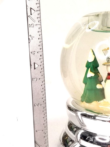 Bath Body Works Slatkin and Co LED Votive Holder Glass Snow Globe 2010 NOTE - Picture 8 of 8