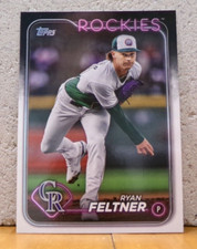 BASEBALL CARD TOPPS UPDATE SERIES 2024 COLORADO ROCKIES RYAN FELTNER PITCHER