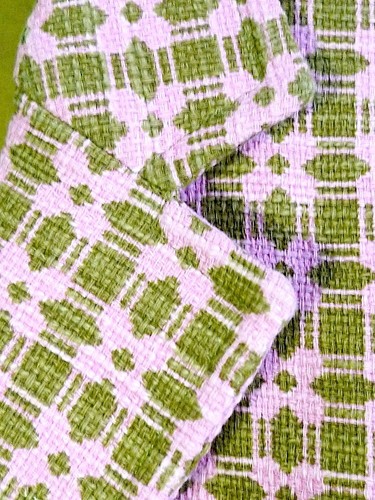 Express Pink & Olive Green Jacquard Geometric Plaid Short Blazer size 8 - Picture 7 of 16