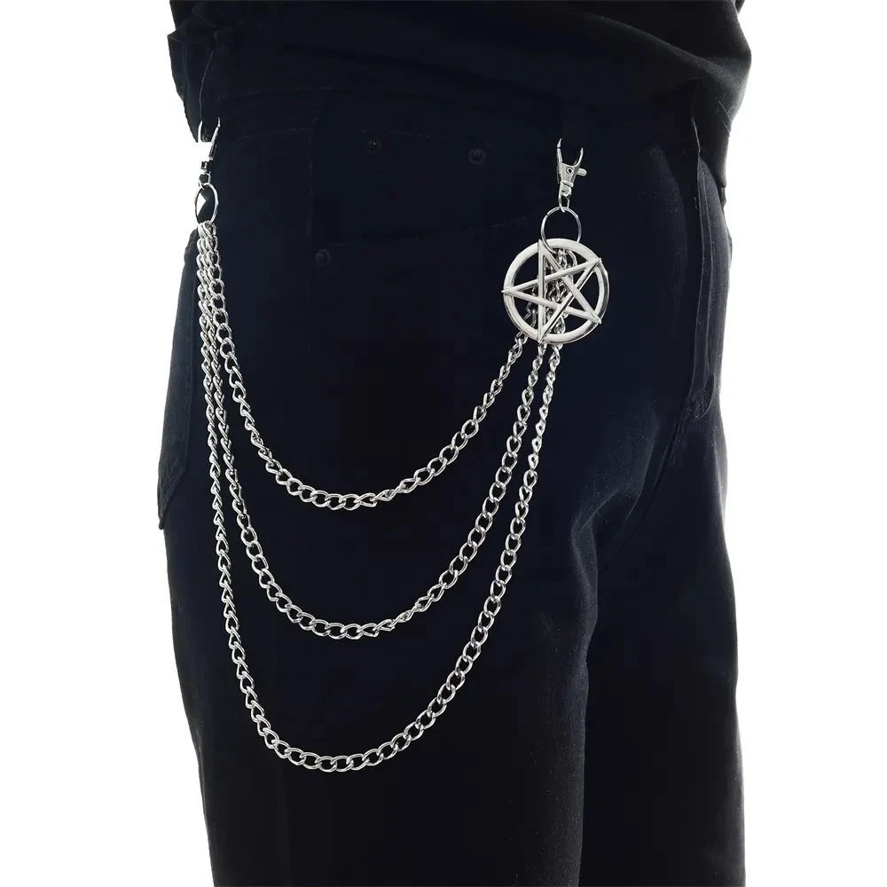 Punk Pants Chain Jean Trouser Biker Goth Jewelry Gothic Rock Emo