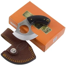 Marbles Horn Ulu Skinner Fixed Blade Knife MR452