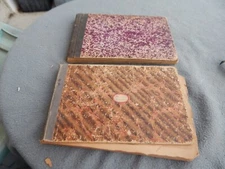 Antique/Vintage Artist's Drawing Sketch Books With Drawings Lot Of 2 Estate Find