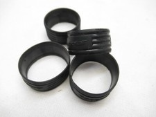 BABOLAT OLD LOGO VERSION RUBBER GRIP BAND FOR TENNIS RACQUETS USED . QTY: 4