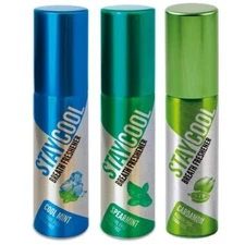 3 Pack Staycool Breath Freshener 130 Sprays Cool Mint Spearmint Cardamom NEW!