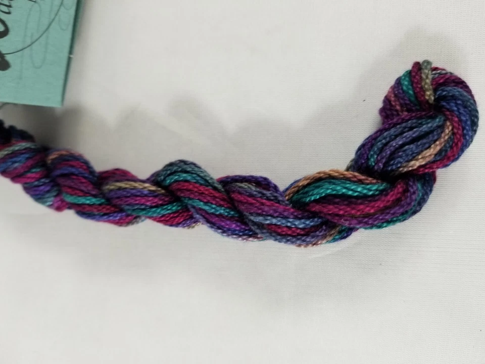 Watercolours by Caron Thread Nefertiti 10 yards Cotton Purple Blue - Image 4 of 4