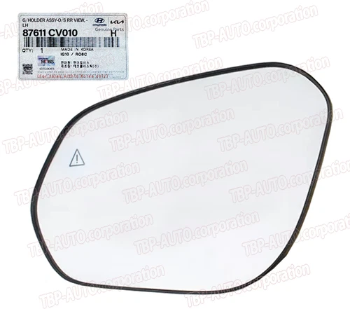 OEM ® Mirror GLASS Holder LEFT DRIVER HEATED + BSD 2022-2024 Kia EV6 87611CV010
